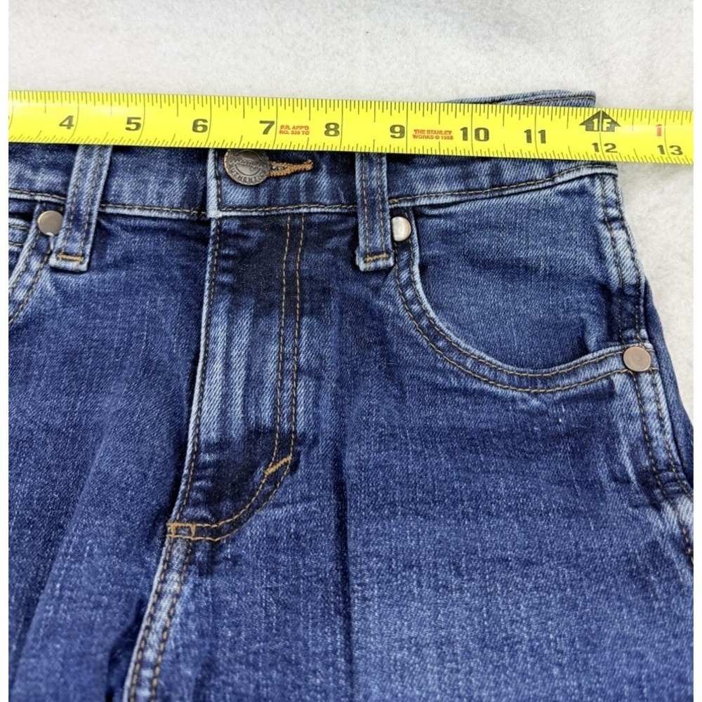 Wrangler Retro Jeans Relaxed Boot, Boys 12 SLIM Denim Adjustable Waist Stretch - Picture 8 of 10